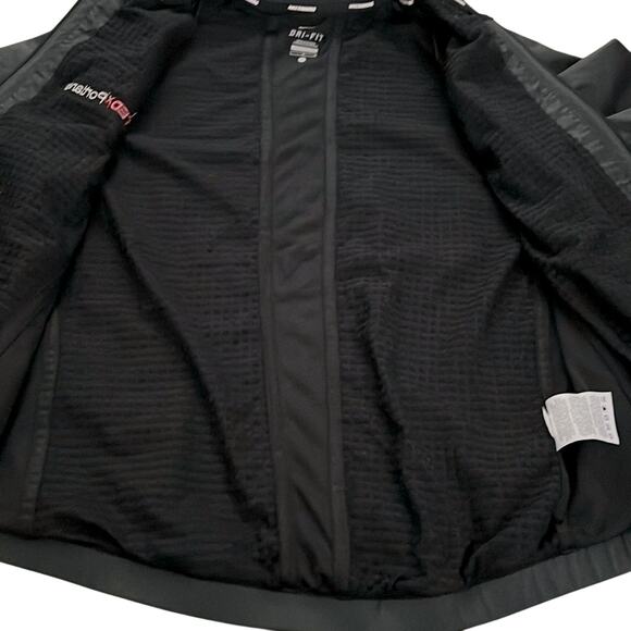 Nike Running Dri-Fit TEDx Portland Womens Black Full Zip Lightweight Jacket L - Picture 6 of 16